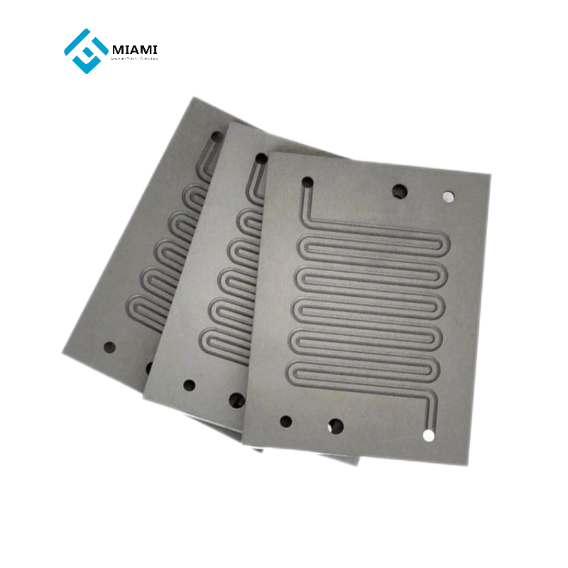 Custom metal fuel cell ແຜ່ນ titanium bipolar ແຜ່ນ hydrogen titanium bipolar