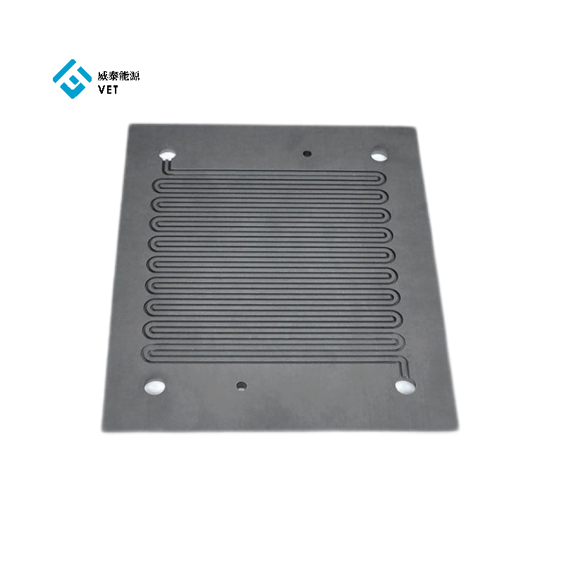 ແຜ່ນ bipolar Fuel Cell Cell Graphite ທີ່ເຮັດດ້ວຍວັດສະດຸ graphite