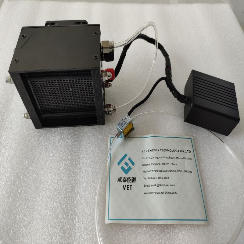 Pemfc 12v Hydrogen Fuel Cell ສໍາລັບ Drone 100w Metal Bipolar Hydrogen Fuel Cell Stack