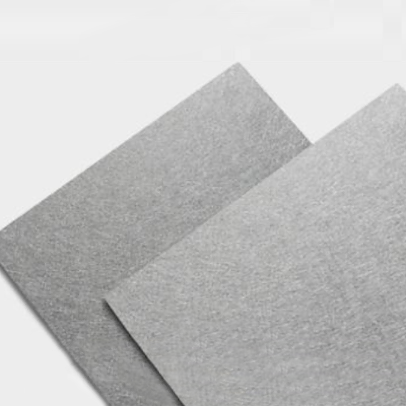 ເສັ້ນໄຍ Titanium sintered mat platinum-coated gas diffusion mat ແຜ່ນນໍ້າມັນເຊື້ອໄຟ hydrogen mat ເສັ້ນໄຍ titanium