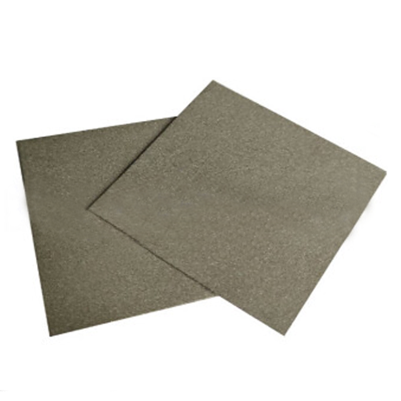 ນ້ໍາ electrolysis titanium ເສັ້ນໄຍ sintered mat platinized ອາຍແກັສກະຈາຍ mat